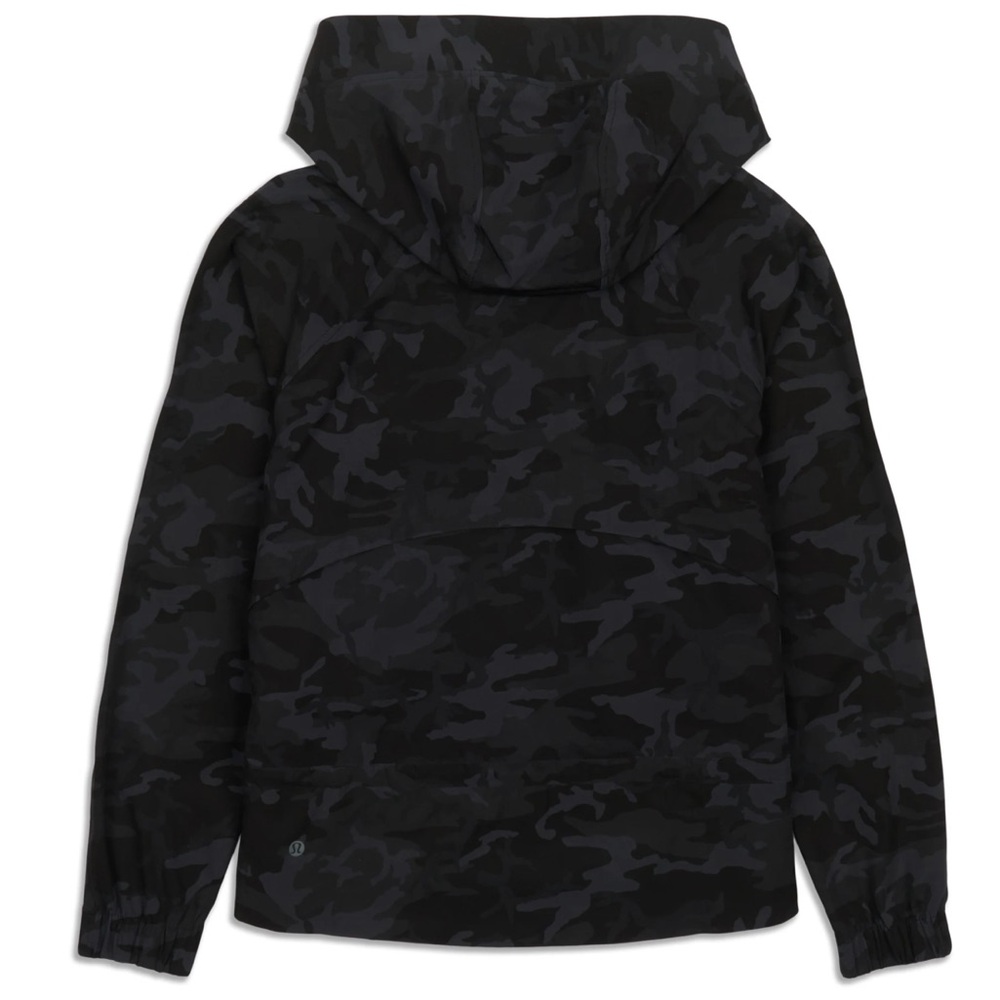 Lululemon Black Camo Jacket Size 4 - Picture 2 of 2